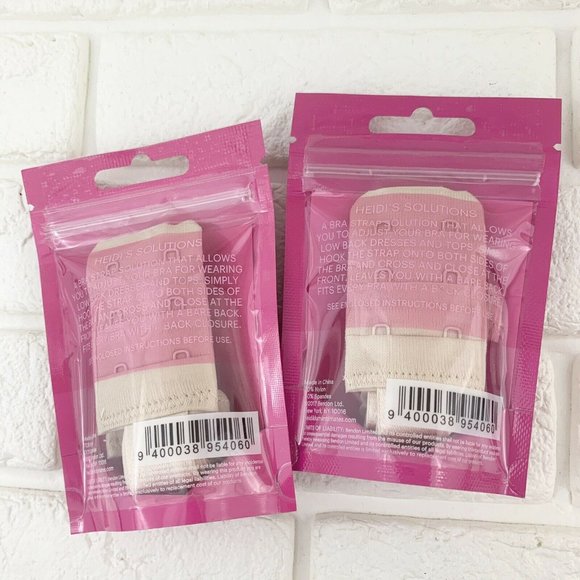 2 Pack Heidi Klum Intimates Low Back Bra Converter - Picture 4 of 5